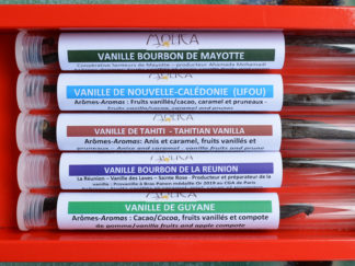 Coffret de 5 vanilles françaises différentes